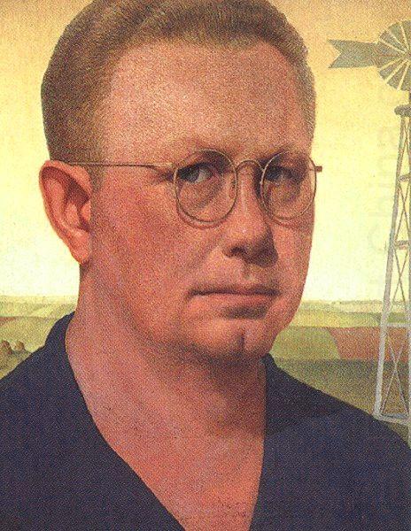 Self Portrait  bdfhbb, Grant Wood